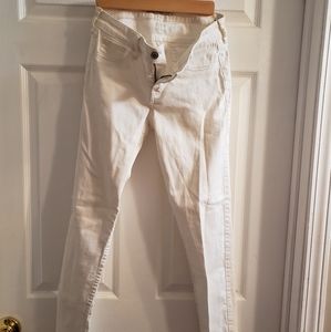 White skinny Hollister jeans